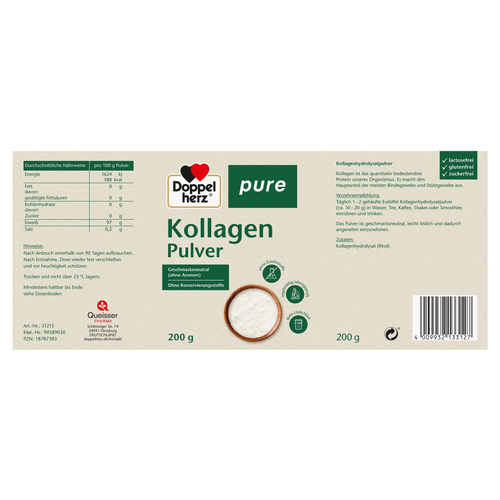 Doppelherz Kollagenpulver Pure 200 g Queisser Pharma bei onfy.de kaufen 18787383