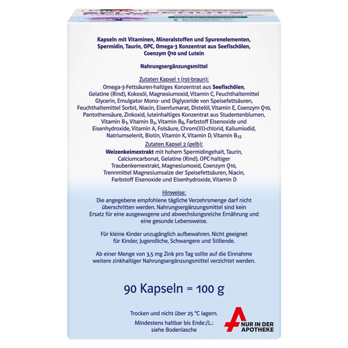 Doppelherz Zellschutz Plus Spermidin+q10+taurin+opc 90 St Queisser Pharma bei onfy.de kaufen 20087747