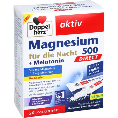 Doppelherz Mag. 500 für die Nacht+melatonin Direct 20 St Queisser Pharma bei onfy.de kaufen 19261370
