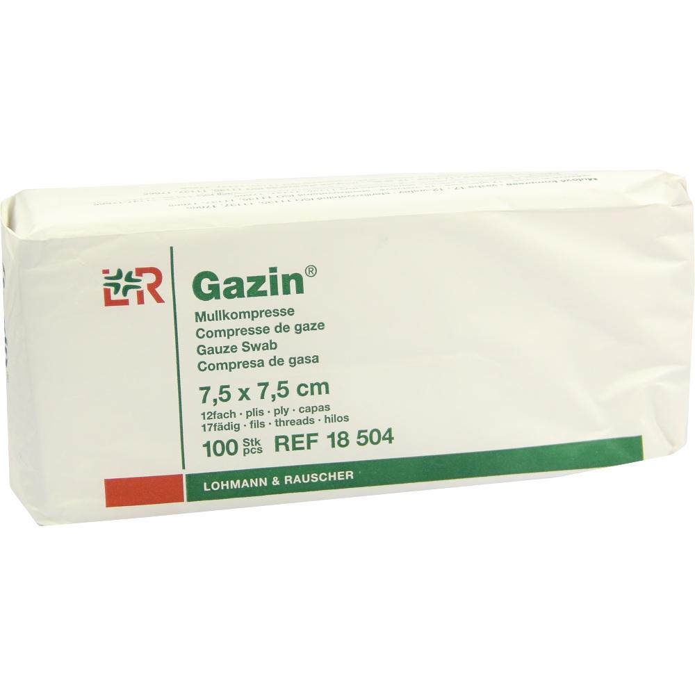 Gazin Kompresse 7.5x7.5cm 12Fach Op