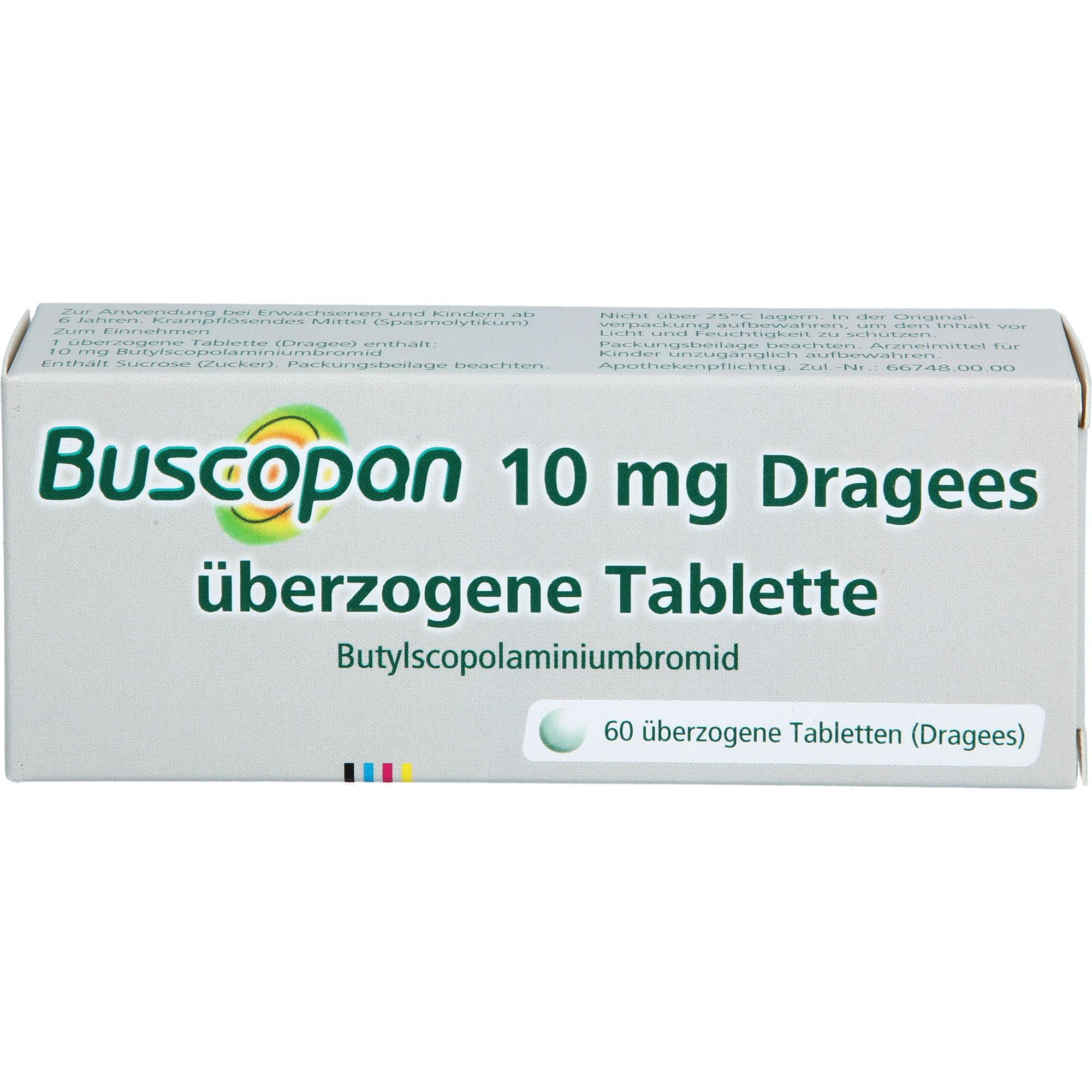Buscopan 10 mg Dragees