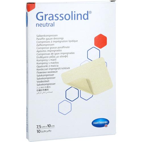 Grassolind Salbenkompressen 7.5x10 cm Steril 10 St adequapharm bei onfy.de kaufen 19273901