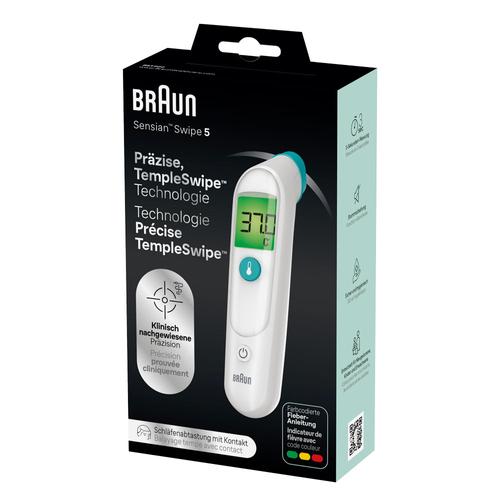 Braun Sensian™ 5 Swipe Stirnthermometer 1 St KAZ Europe SA bei onfy.de kaufen 14285986