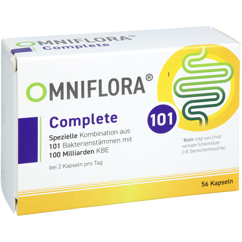 Omniflora Complete 101 Bakterienstämme 100 Mrd.kbe 56 St Heilpflanzenwohl bei onfy.de kaufen 20187779