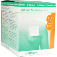 Askina Mullkompressen 5x5cm 8-Fach Steril