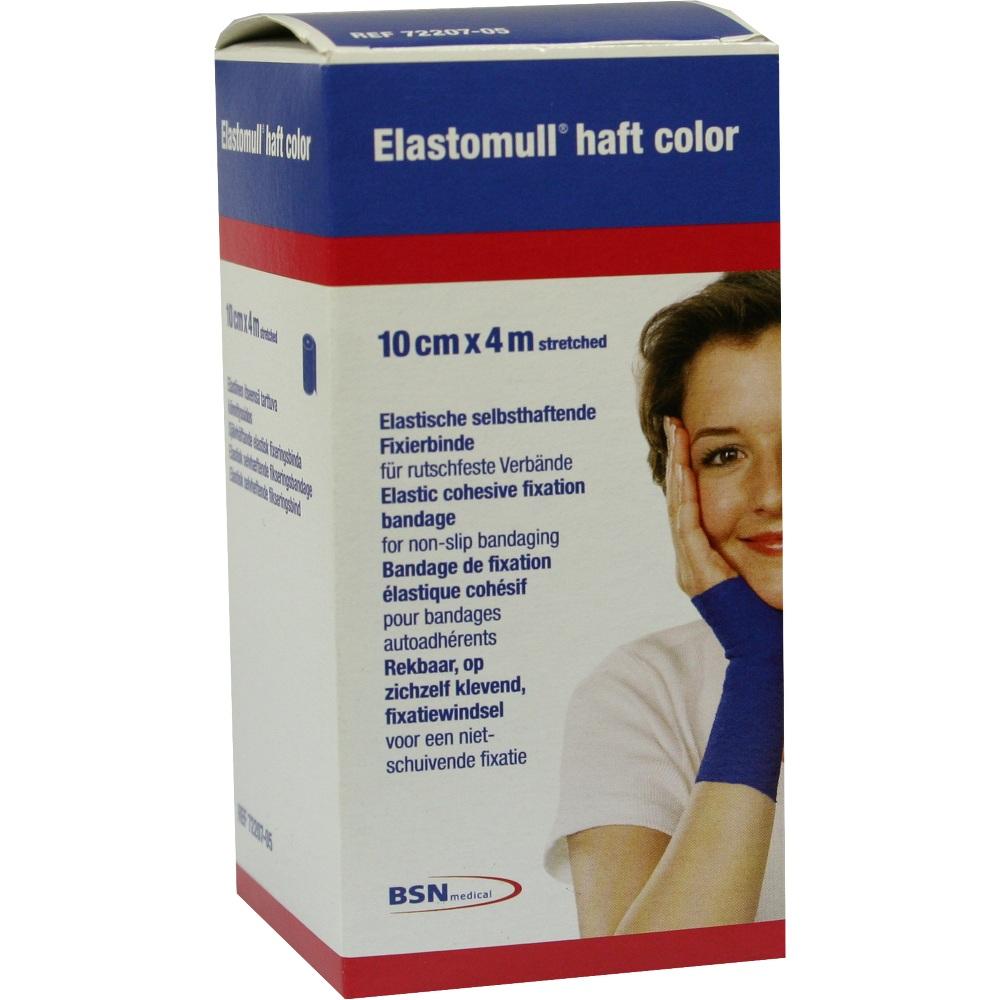 Elastomull Haft 4mx10cm Color Blau