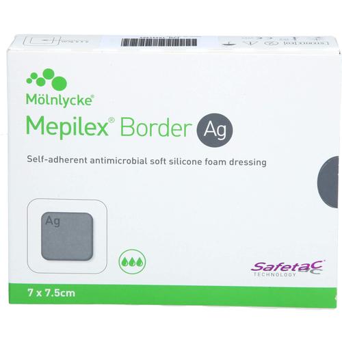 Mepilex Border Ag Schaumverb.7x7.5 cm Steril 5 St Crosp Medical bei onfy.de kaufen 19341494