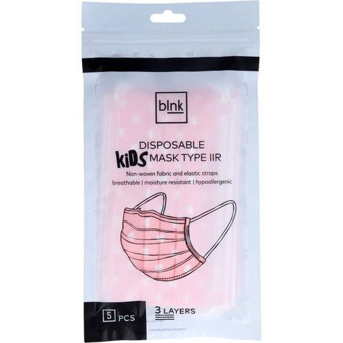 Blnk Disposable Kids Mask Type Iir - Pink Hearts 5 St blnk bei onfy.de kaufen 16881988