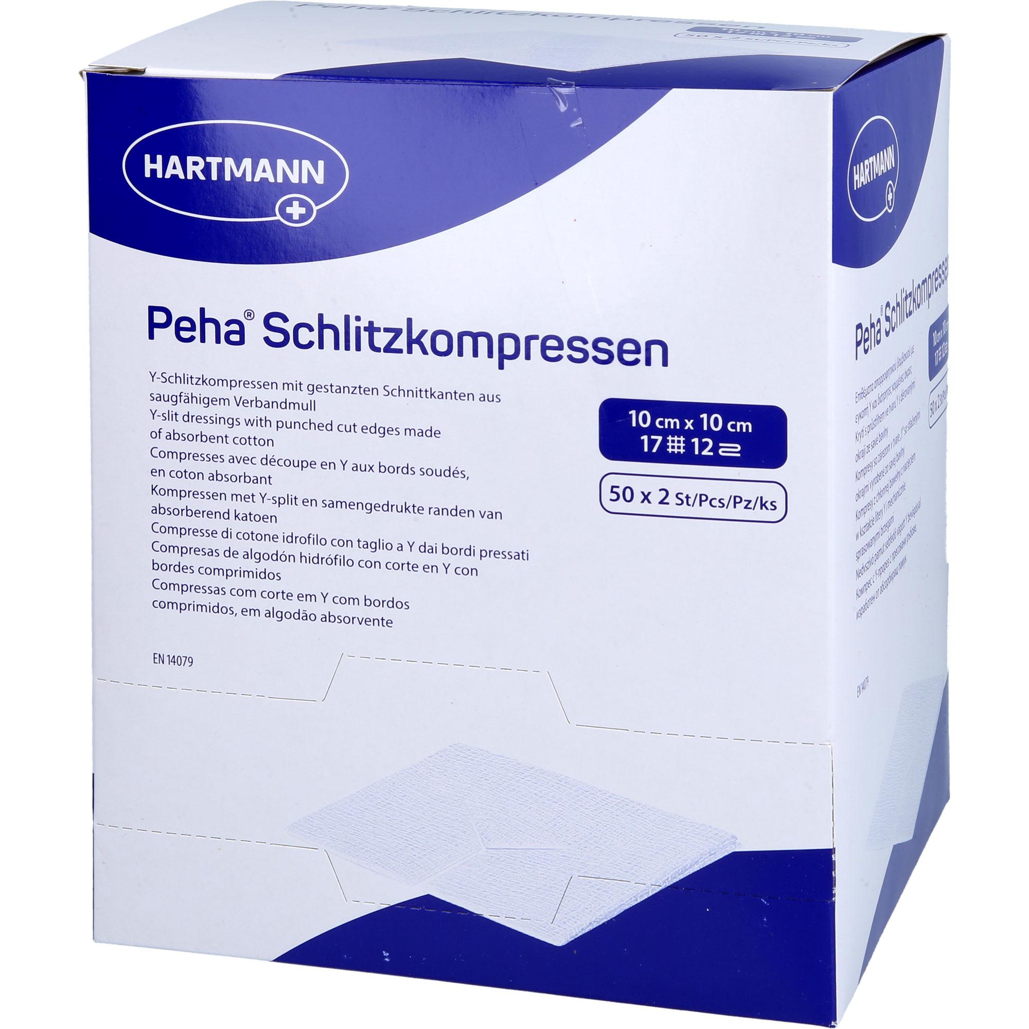 Peha Schlitzkompresse Steril 10x10cm 50x2 St PAUL HARTMANN bei onfy.de kaufen 18445754