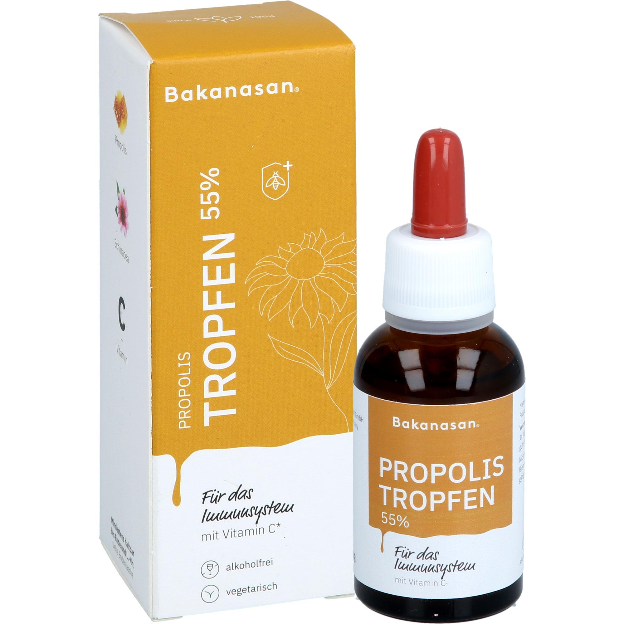 Bakanasan Propolis Tropfen 55% 30 ml Hansa Naturheilmittel bei onfy.de kaufen 19714268