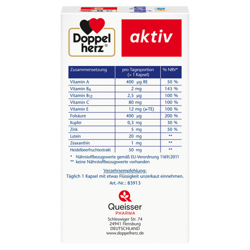 DOPPELHERZ Augen Extra Tag+Nacht Kapseln 90 St 90 St Queisser Pharma bei onfy.de kaufen 18065738