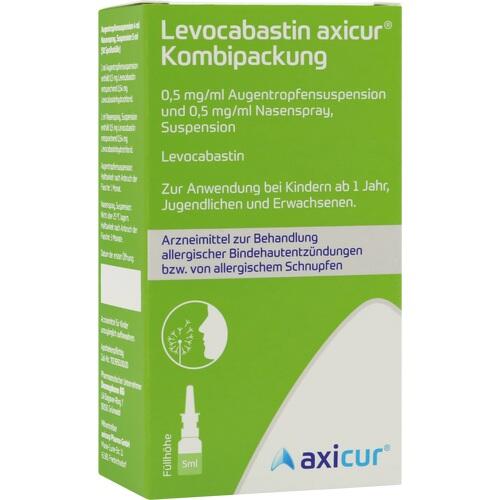 Levocabastin Axicur Kombi 4ml At + 5ml Nasenspr. 1 p axicorp Pharma bei onfy.de kaufen 20050661