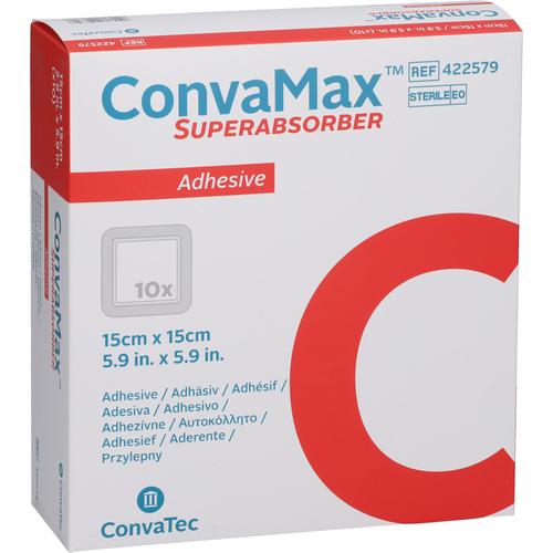 Convamax Superabsorber Adhäsiv 15x15 cm 10 St kohlpharma bei onfy.de kaufen 18760421