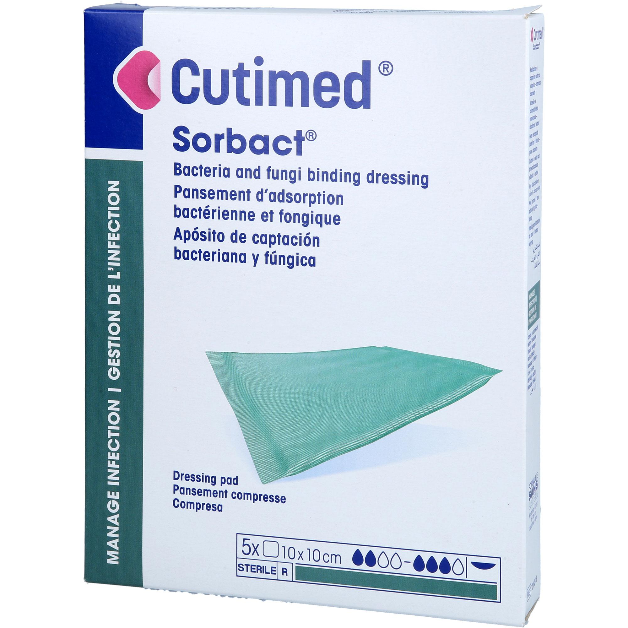 Cutimed Sorbact Saugkompressen 10x10 cm 5 St adequapharm bei onfy.de kaufen 19631163