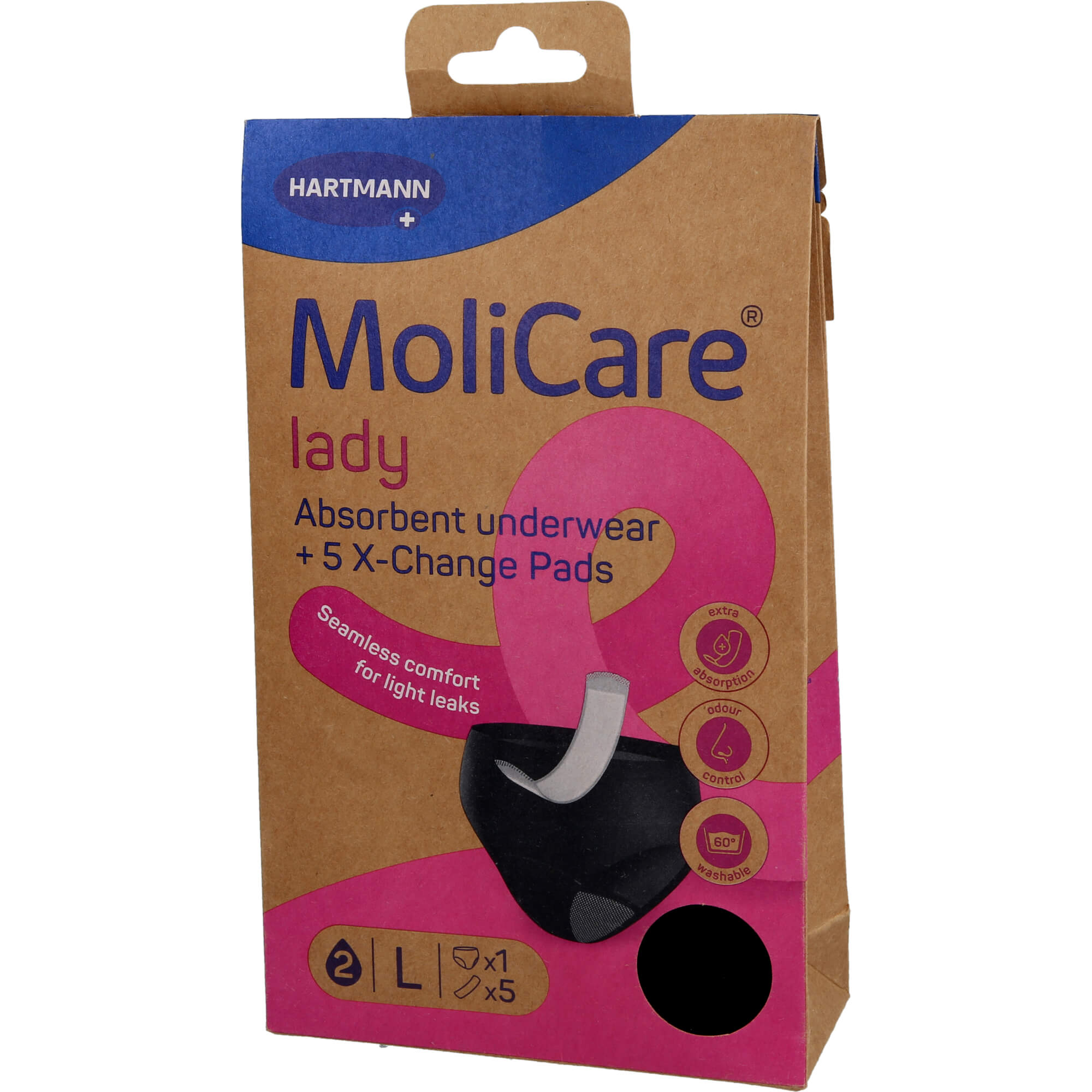 Molicare Lady Absorbent Underwear +5 Pads Gr. L 1 St PAUL HARTMANN bei onfy.de kaufen 19263475