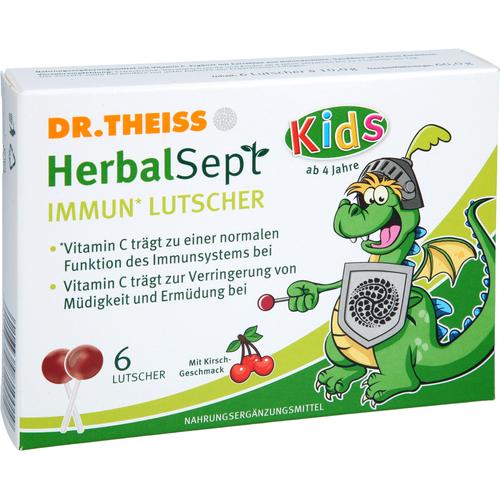 Dr. Theiss Herbalsept Immun Lutscher Kids D (nem) 6 St Dr. Theiss Naturwaren bei onfy.de kaufen 19635250