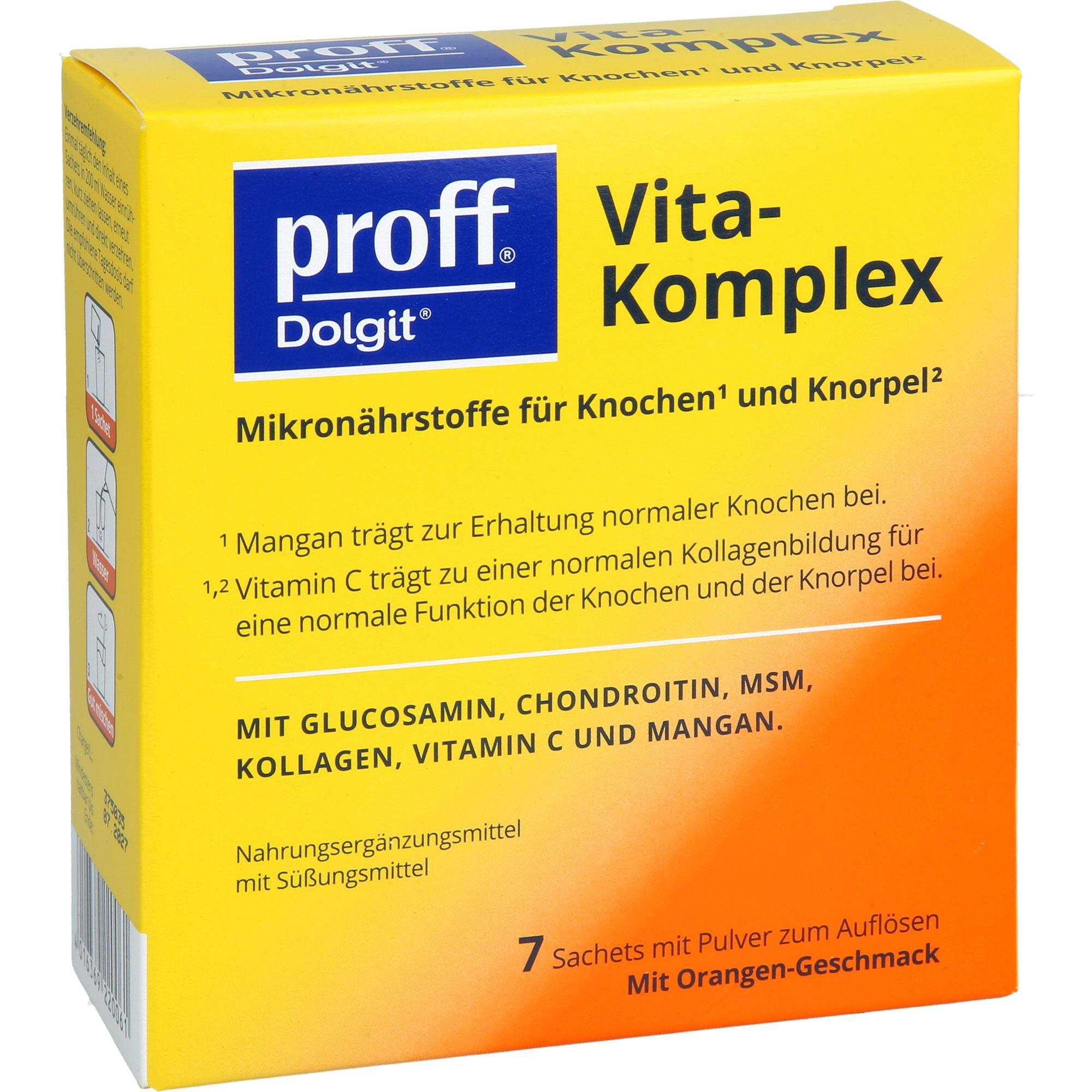 Proff Dolgit Vita-Komplex 7x12 g Dr. Theiss Naturwaren bei onfy.de kaufen 19873104