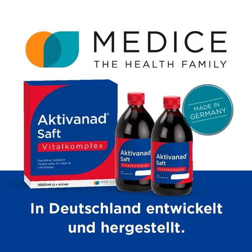 Aktivanad Saft bei Erschöpfung durch Vitamin-B-Mangel 2x500 ml MEDICE Arzneimittel Pütter bei onfy.de kaufen 11278336