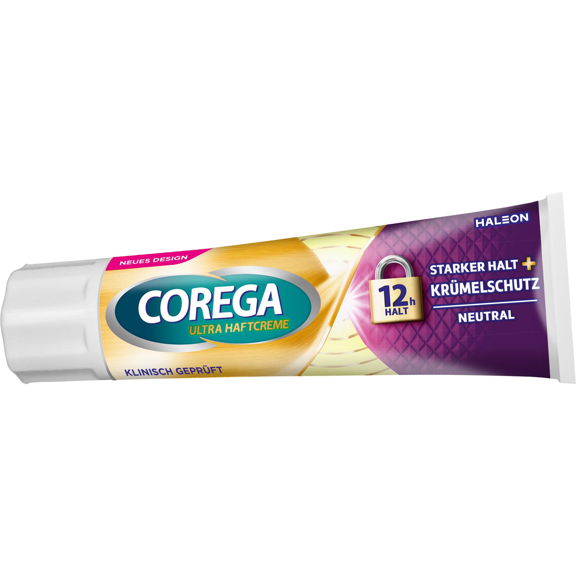 Corega Ultra Haftcreme Starker Halt + Krümelschutz 40 g Haleon Germany bei onfy.de kaufen 19283992