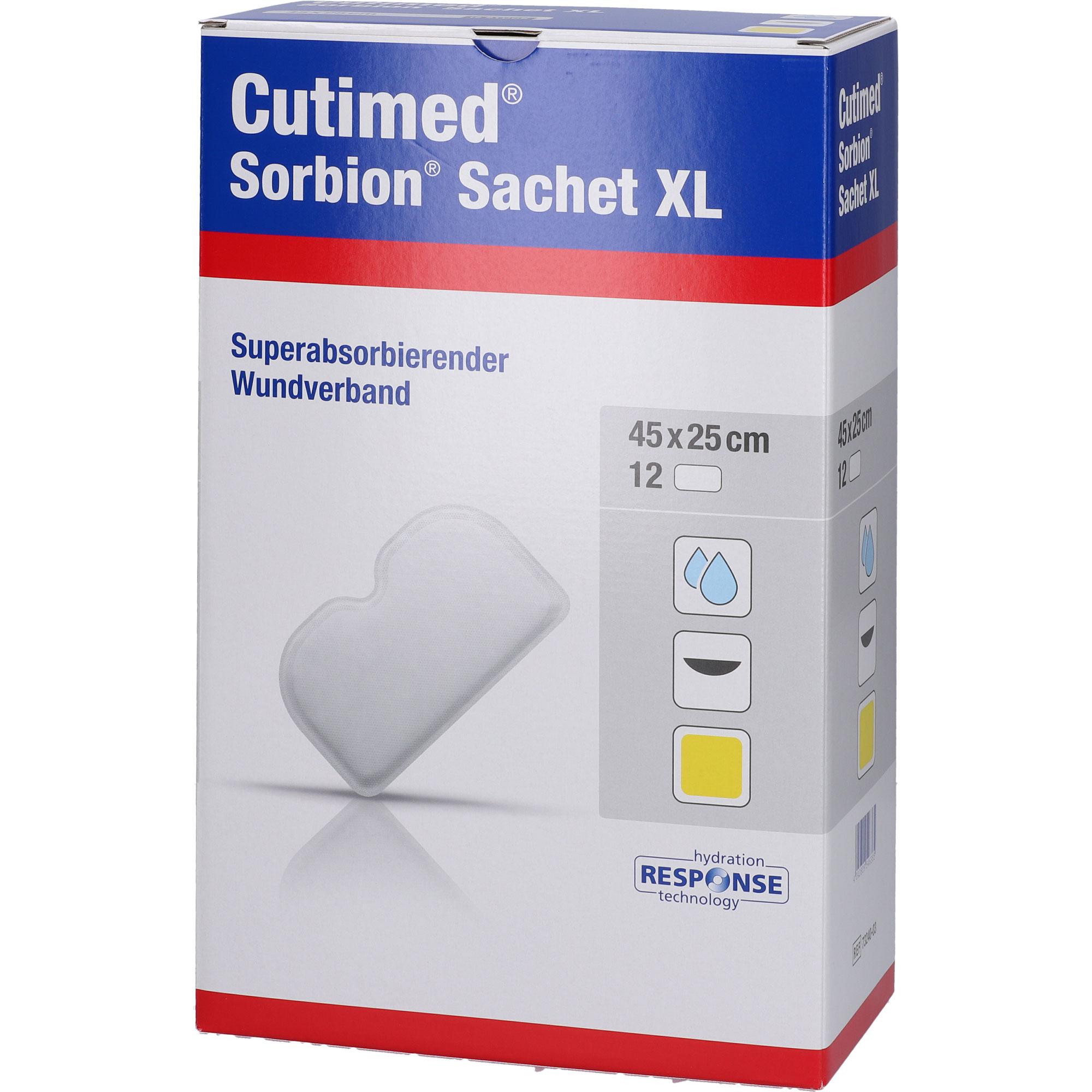 Cutimed Sorbion Sachet Xl Wundauflage 25x45 cm 12 St Docpharm bei onfy.de kaufen 19809448