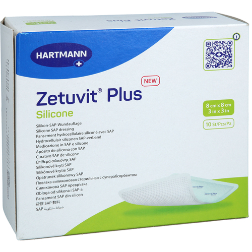 Zetuvit Plus Silicone Steril 8x8 cm 10 St kohlpharma bei onfy.de kaufen 20046783