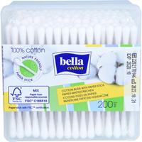 Bella Cotton Wattestäbchen mit Papierschaft null