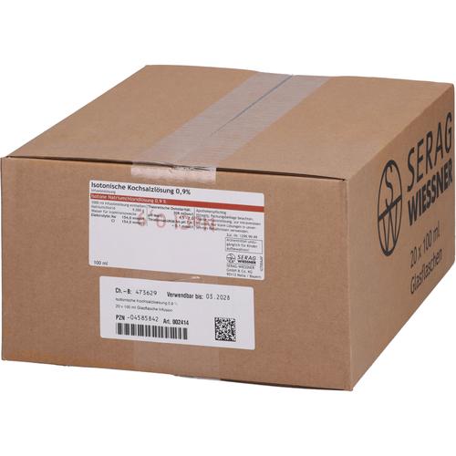 Kochsalz 0.9% Isoton Glas 20x100 ml SERAG-WIESSNER bei onfy.de kaufen 04585842