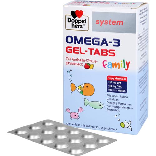 Doppelherz Omega-3 Gel-Tabs Family Erb.-Ci. System 120 St Queisser Pharma bei onfy.de kaufen 19155834