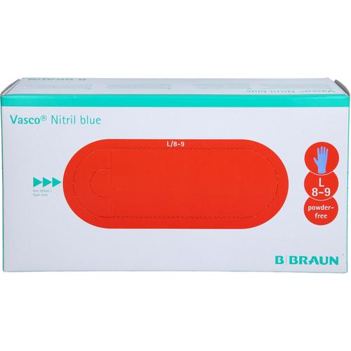 Vasco Nitril Blue Untersuchungshandschuhe Gr. L 150 St B. Braun Melsungen bei onfy.de kaufen 08928279