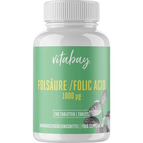 Folsäure 1000 Mcg Calcium-L-Methylfolat Vegan 240 St Vitabay CV bei onfy.de kaufen 18237553