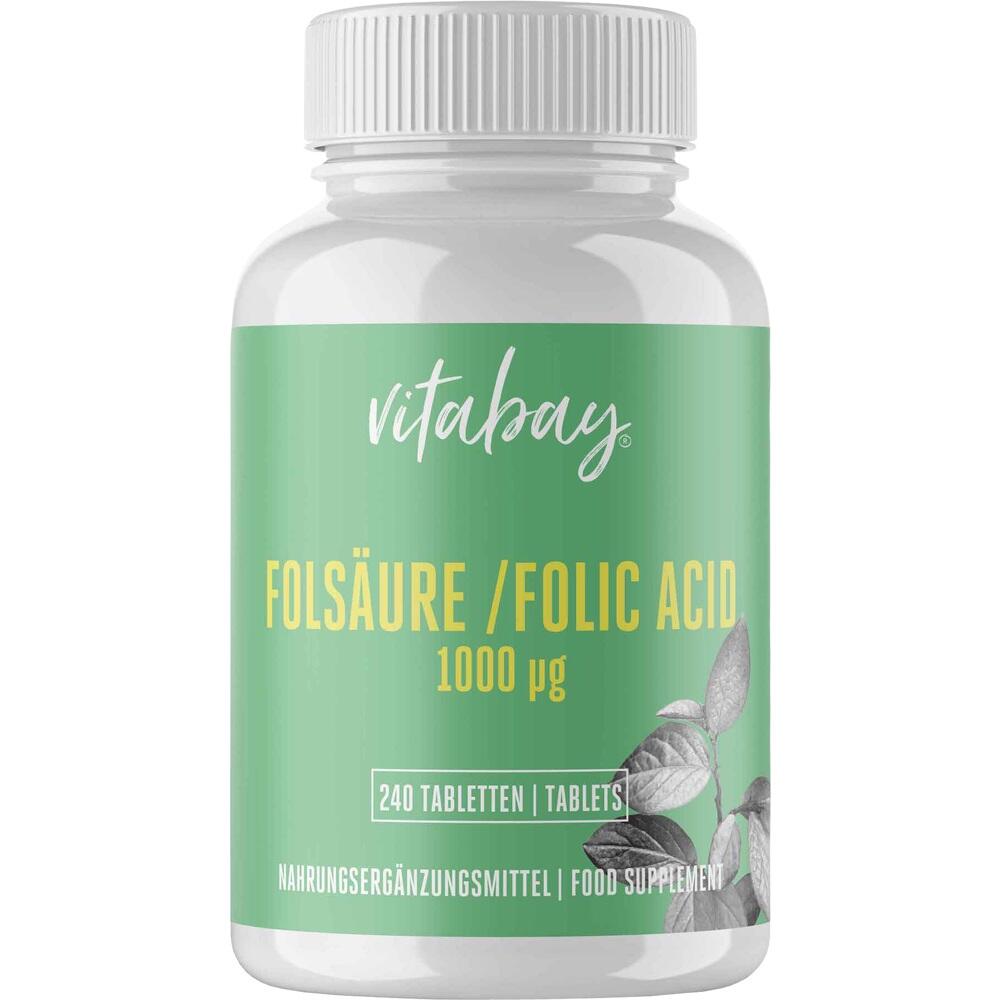 Folsäure 1000 Mcg Calcium-L-Methylfolat Vegan null