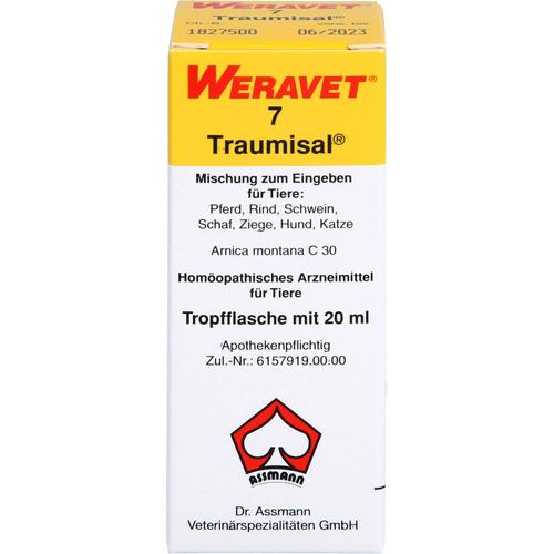 Traumisal 7 Vet 20 ml Biokanol Pharma Gmbh bei onfy.de kaufen 02538494