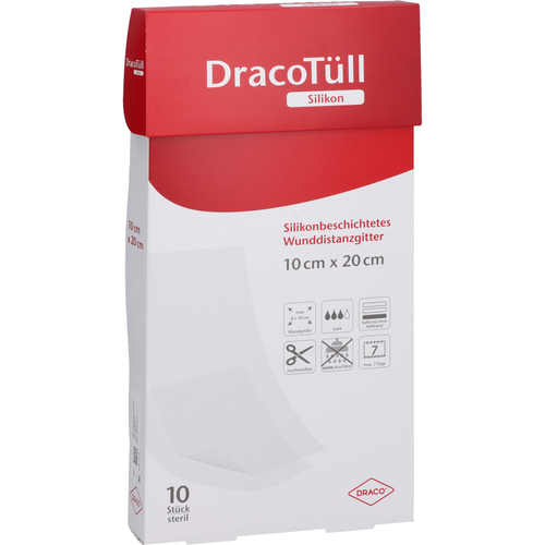 Dracotüll Silik.10x20cm Silikonbesch.wundkont.aufl 10 St Dr. Ausbüttel bei onfy.de kaufen 16632498