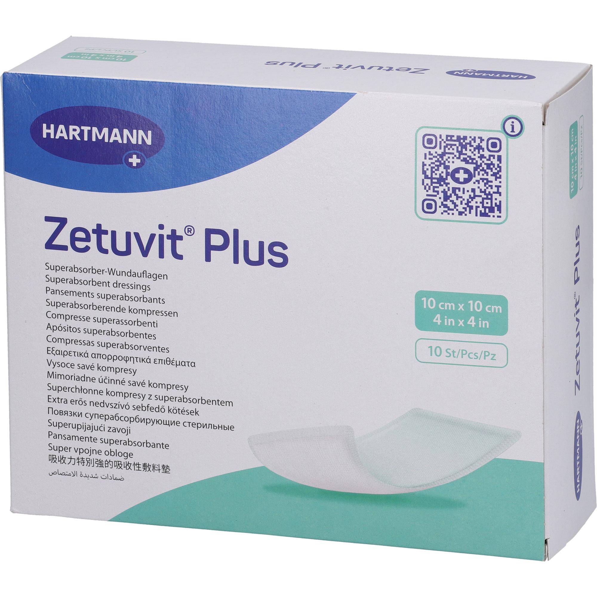 Zetuvit Plus Extrastarke Saugkompr.steril 10x10 cm 10 St BWB Medical bei onfy.de kaufen 19900143