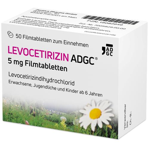 Levocetirizin Adgc 5 mg Filmtabletten 50 St Zentiva Pharma bei onfy.de kaufen 18082949