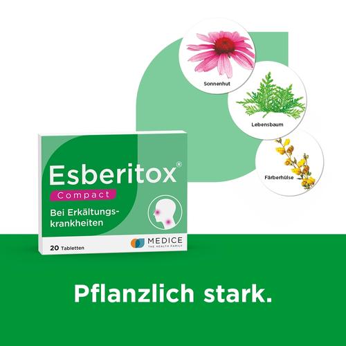 Esberitox COMPACT Tabletten bei Erkältungskrankheiten 20 St MEDICE Arzneimittel Pütter bei onfy.de kaufen 10014351