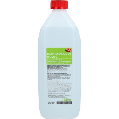 Isopropanol 70 Biocide Caelo Hv-Packung Händedes. 1 l Caesar & Loretz bei onfy.de kaufen 19759070