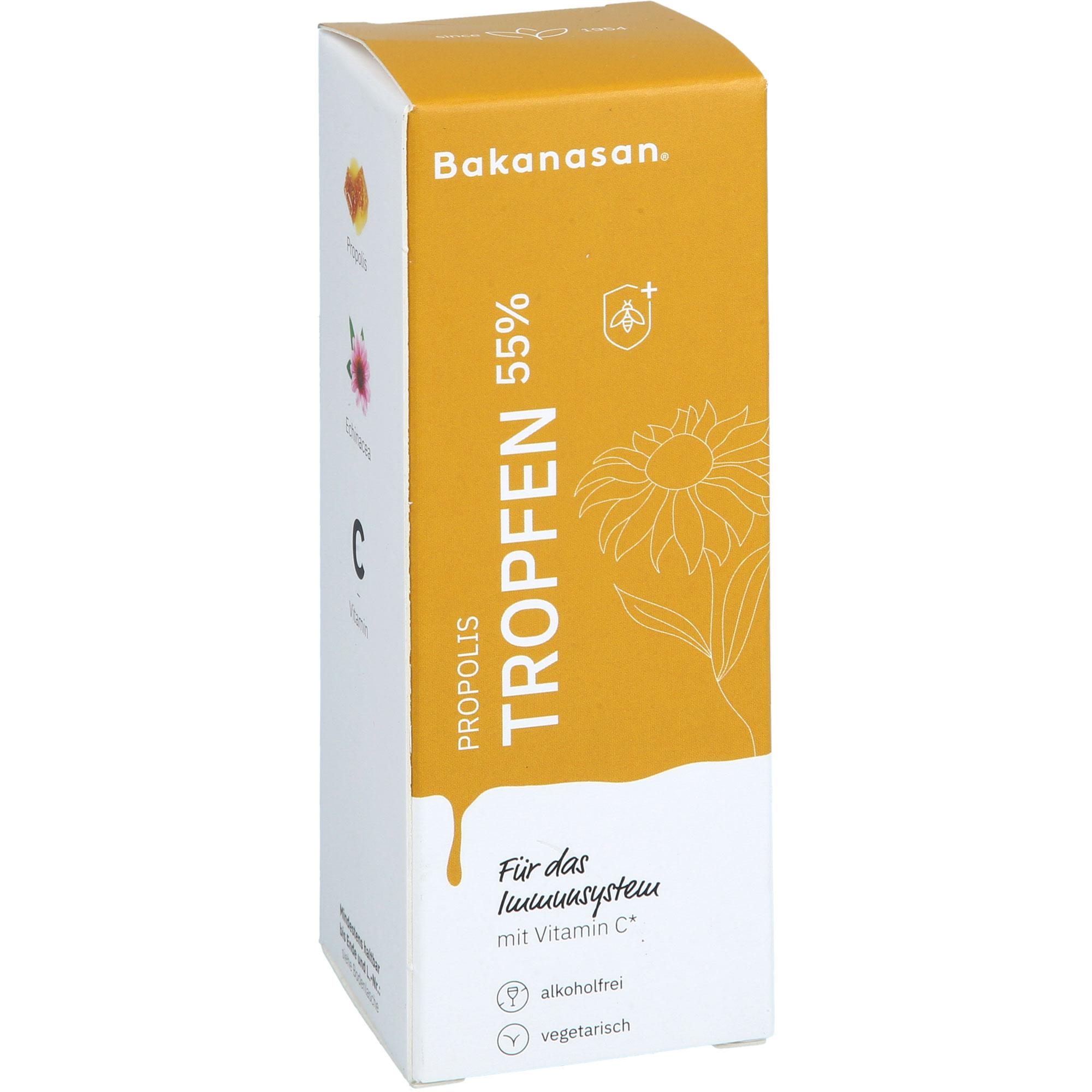 Bakanasan Propolis Tropfen 55% 30 ml Hansa Naturheilmittel bei onfy.de kaufen 19714268