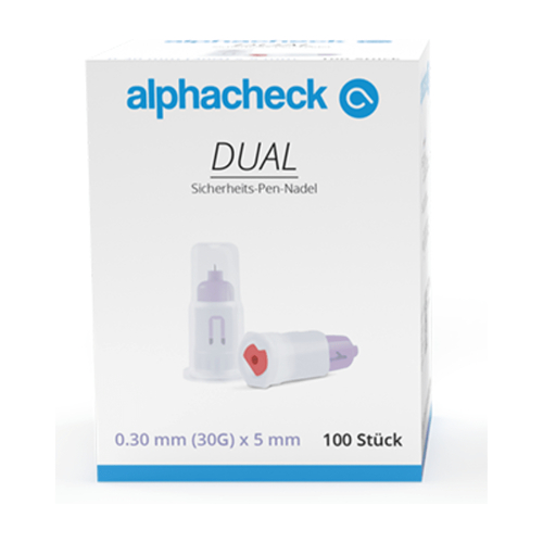 Alphacheck Dual Sicherheits-Pen-Nadel 30G X 5 Mm 100 St Berger Med bei onfy.de kaufen 16008759