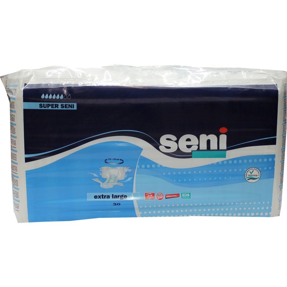 Seni Super Extra Large Windel F. Erwachs. Gr.4 Tag null