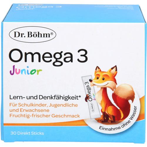 Dr. Böhm Omega 3 Junior Direkt Sticks 30x1.5 g Apomedica Pharmazeutische Produkte bei onfy.de kaufen 19370509