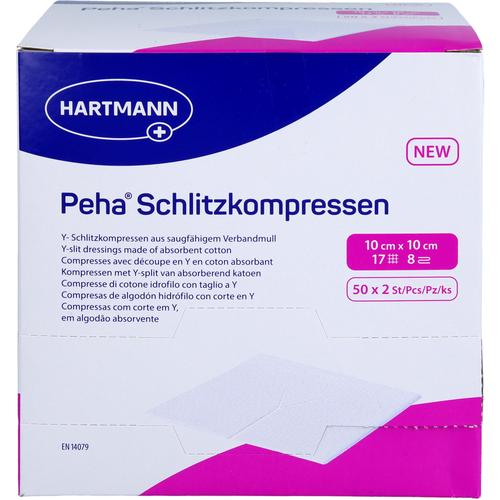Peha Schlitzkompresse Steril 10x10cm 8Fach 50x2 St PAUL HARTMANN bei onfy.de kaufen 18445777