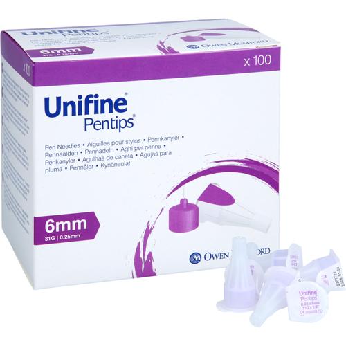 Unifine Pentips 6Mm 31G 100 St 1001 Artikel Medical bei onfy.de kaufen 01628137