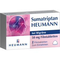 Sumatriptan Heumann bei Migräne 50 mg Filmtablette null