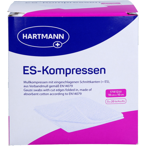Es-Kompressen Steril 10x10 cm 12Fach Großpackung 5x20 St BWB Medical bei onfy.de kaufen 20228768