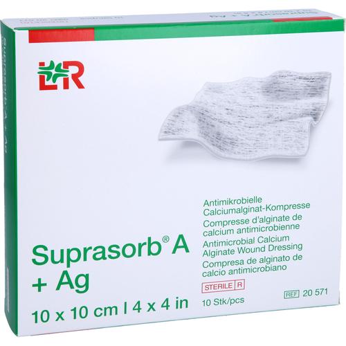 Suprasorb A+ag Antimik.cal.alginat Kompr. 10x10 cm 10 St Lohmann & Rauscher bei onfy.de kaufen 18749744