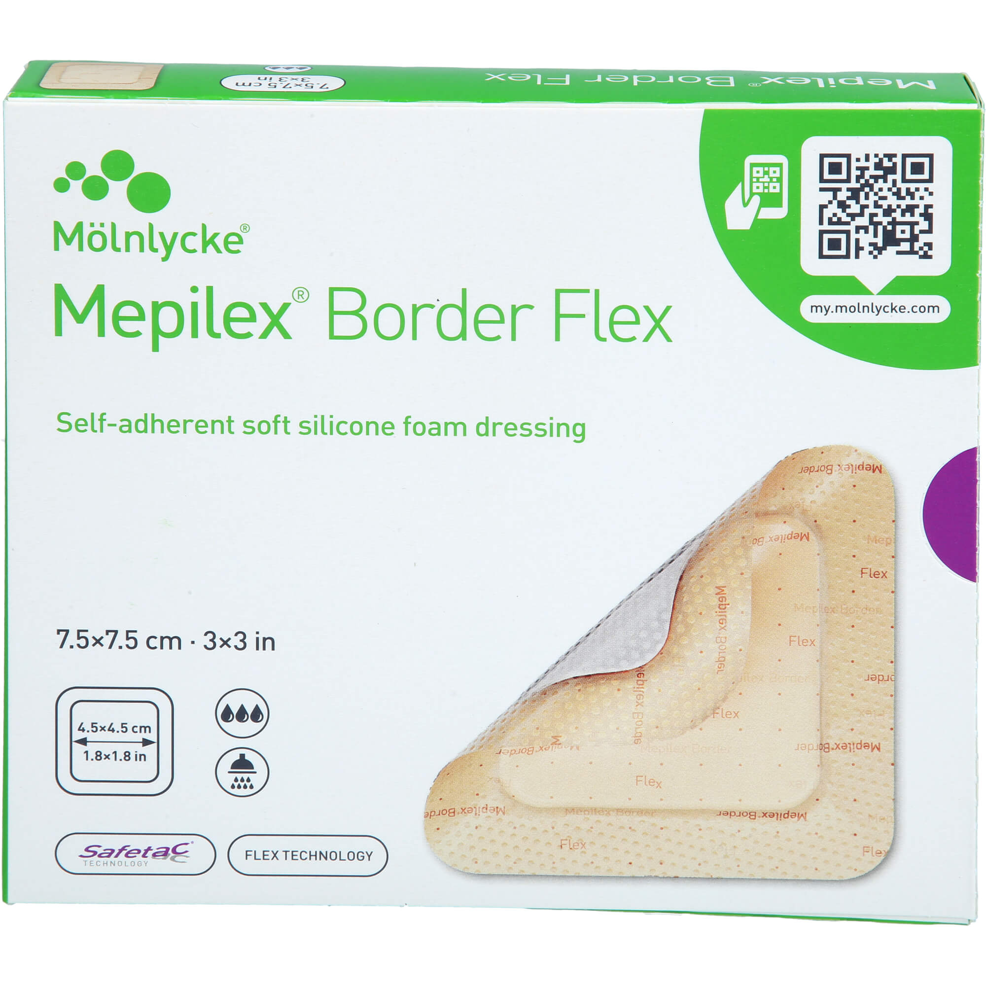 Mepilex Border Flex 7.5x7.5 cm null