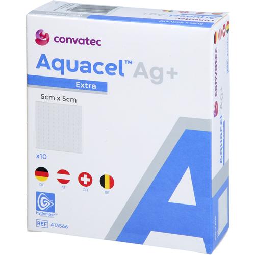 Aquacel Ag+ Extra 5x5 cm Kompressen 10 St zelhealth bei onfy.de kaufen 18126233