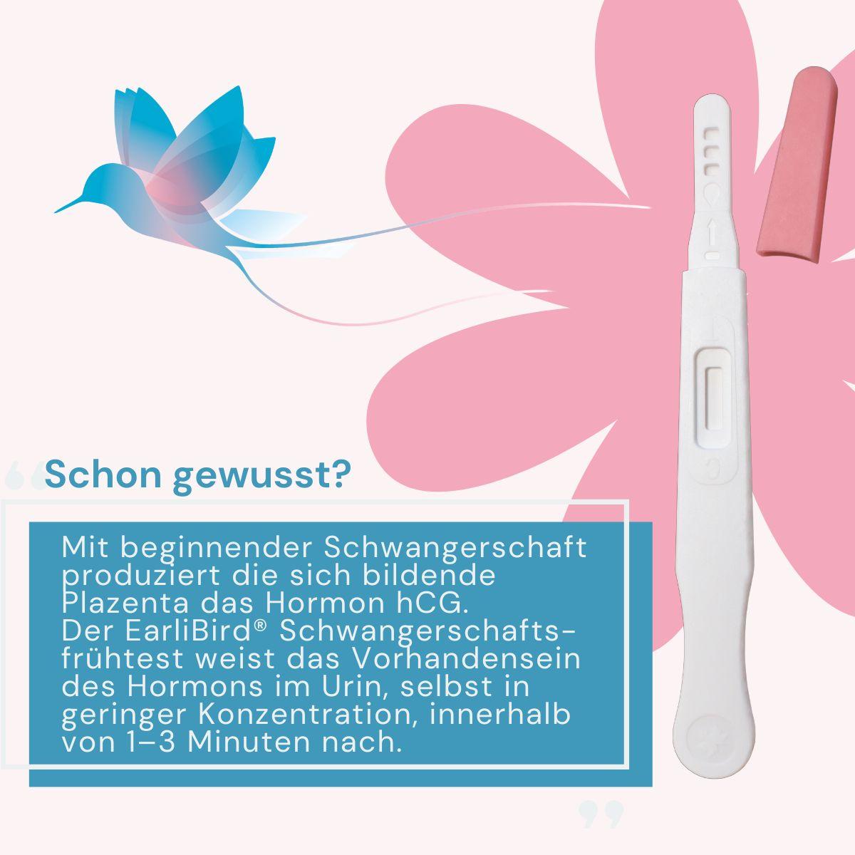 Earlibird Ultrafrüh Schwangerschaftstest 1 St Hager Pharma bei onfy.de kaufen 19432357