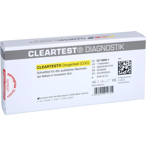 Cleartest Drogentest (coc) 1 St Diaprax bei onfy.de kaufen 09746095